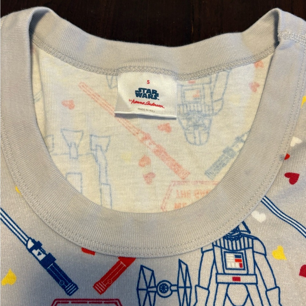 Hanna Andersson Pajamas, Women’s, S, Star Wars, Valentines, Valentine, Organic - Picture 3 of 11